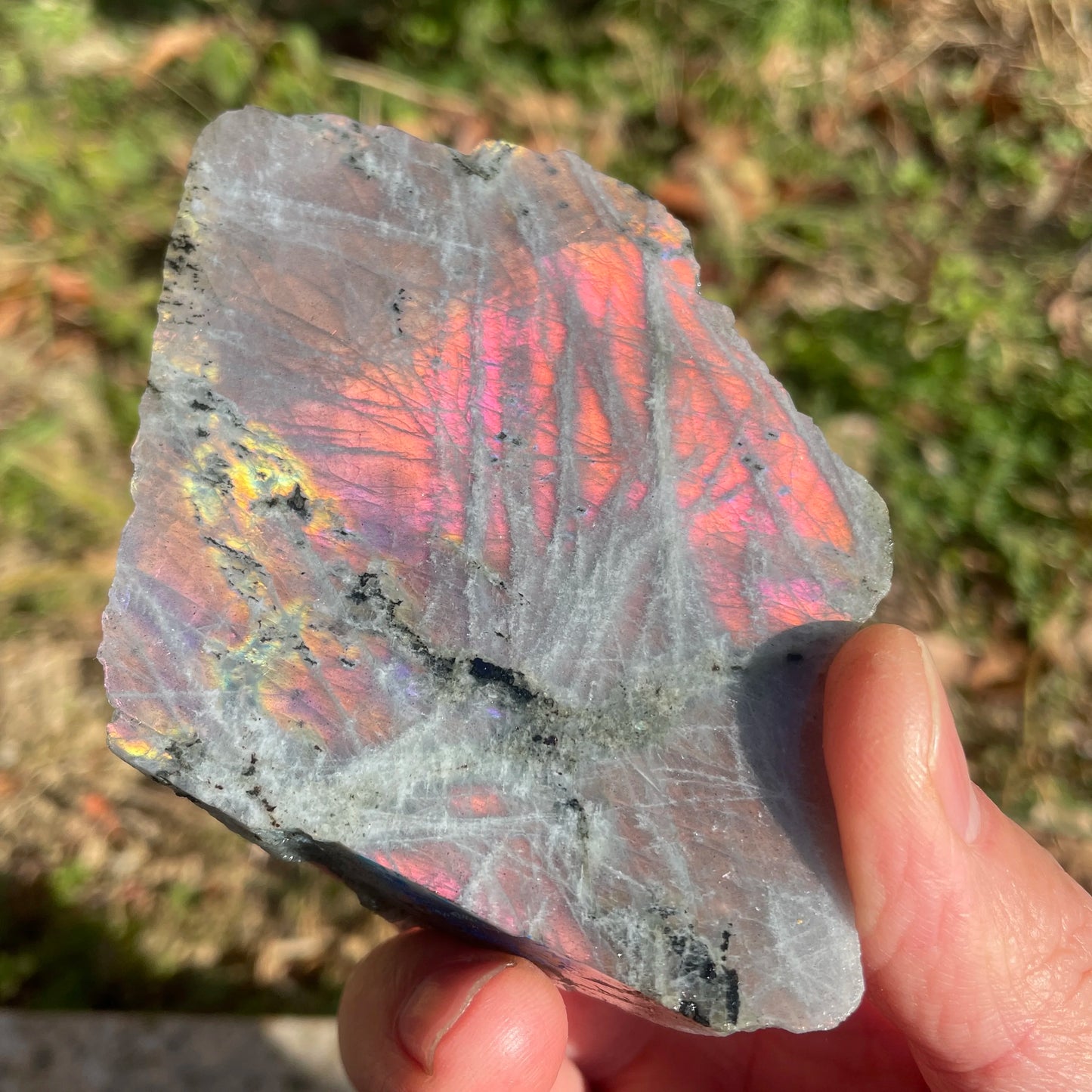 Purple Labradorite Slab