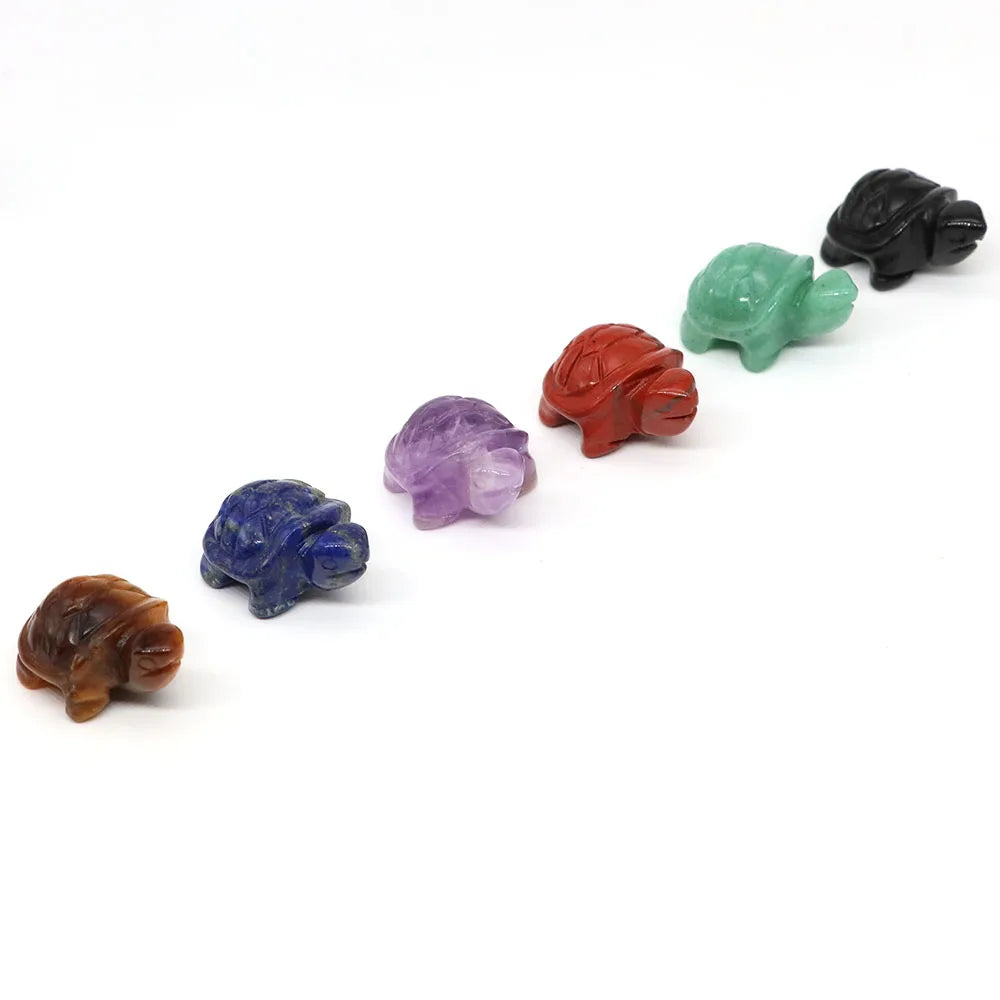 Mini Crystal Turtle Carvings