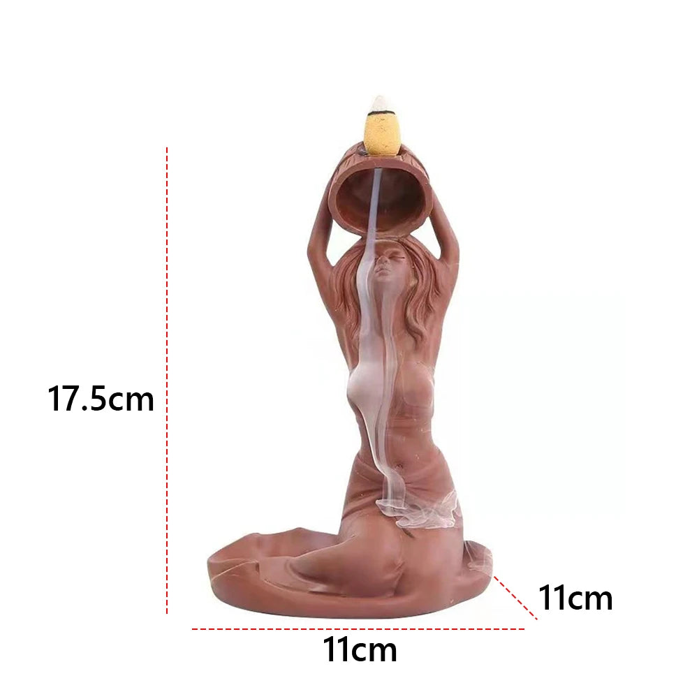 Goddess Back Flow Incense Burner