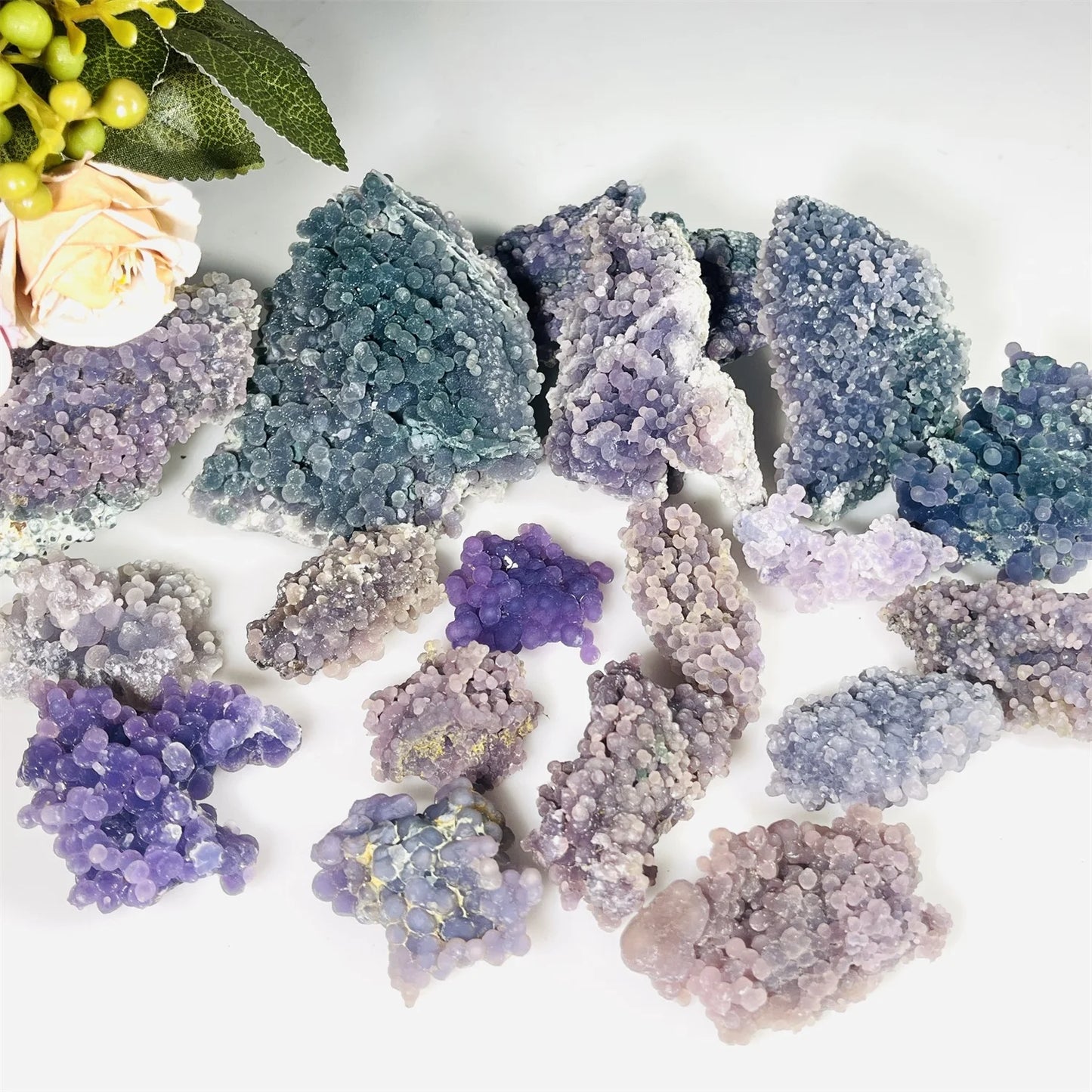 Grape Agate Crystal Specimens