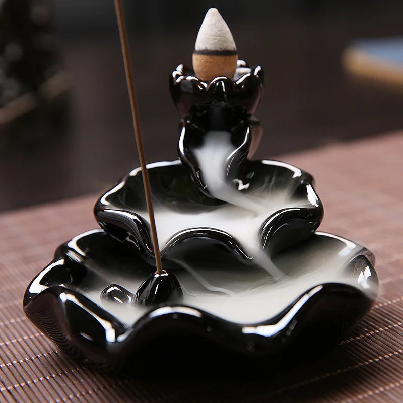 Back Flow Incense Burners - Crimson Ash Collection