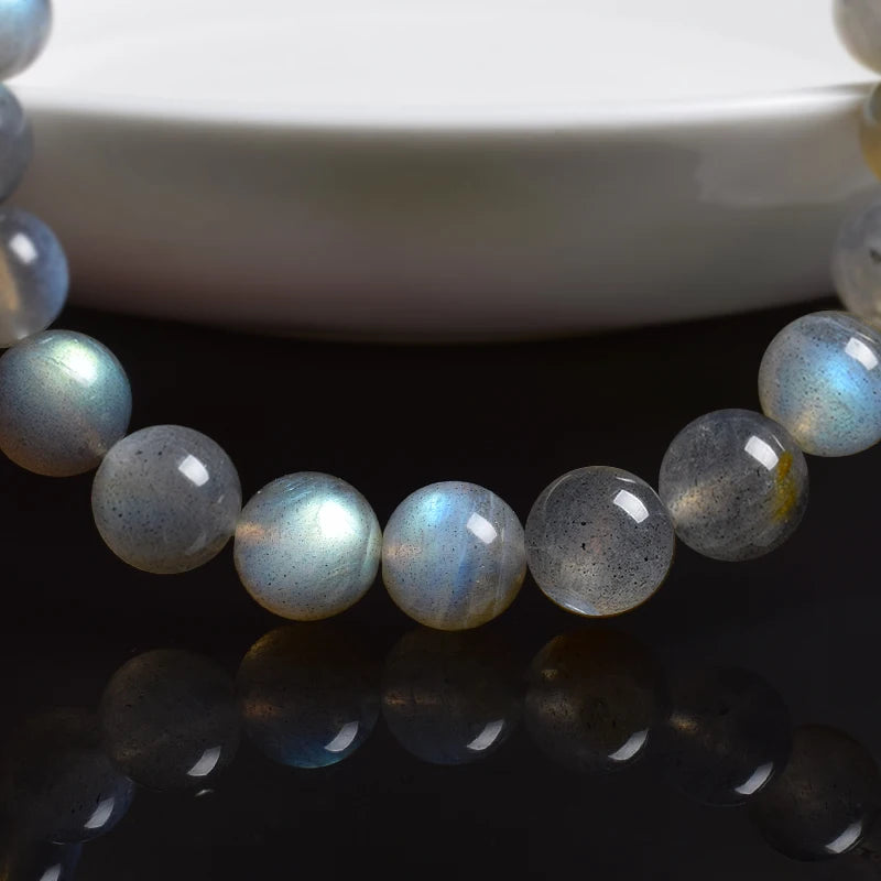 Beaded Crystal Bracelets - Labradorite Collection