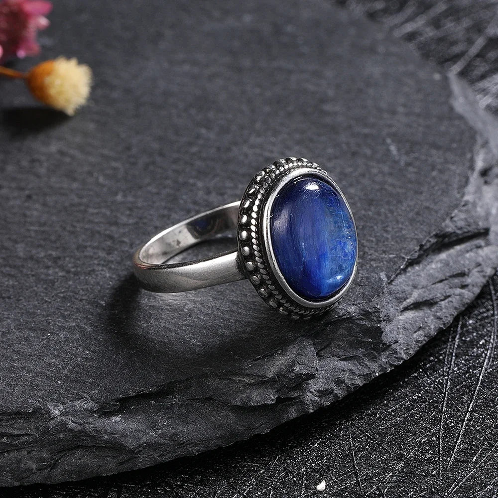 925 Sterling Silver Rings - Kyanite Collection - non-plated