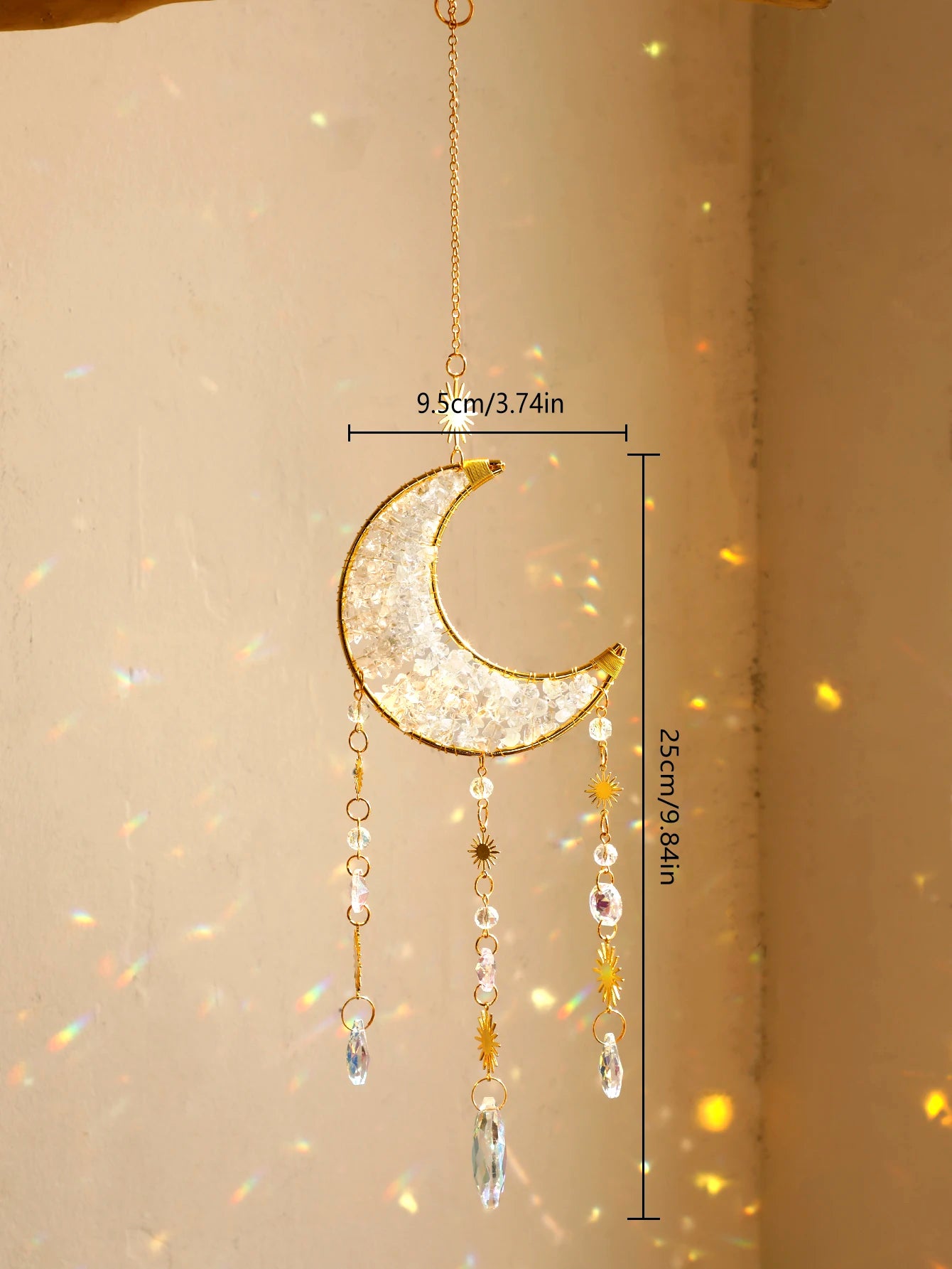Crystal Suncatchers - Cresent Collection