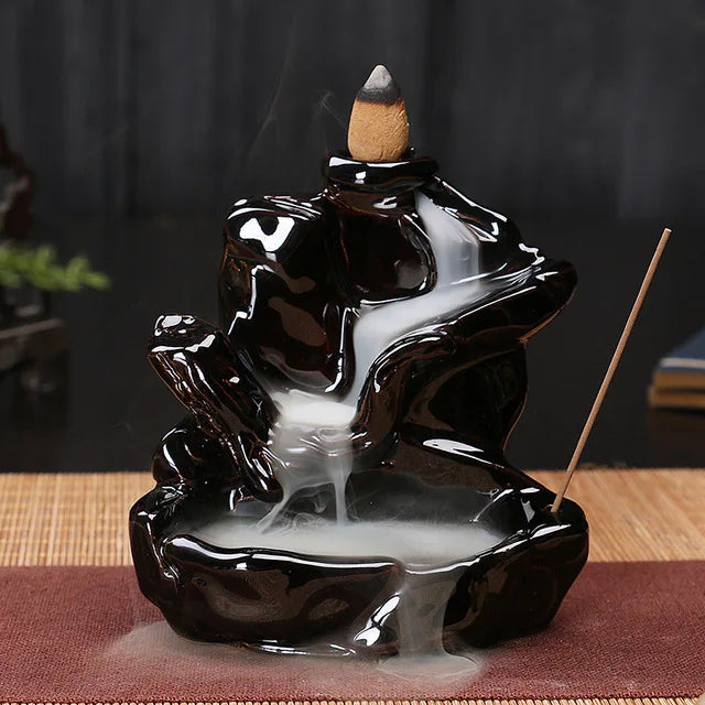 Back Flow Incense Burners - Crimson Ash Collection