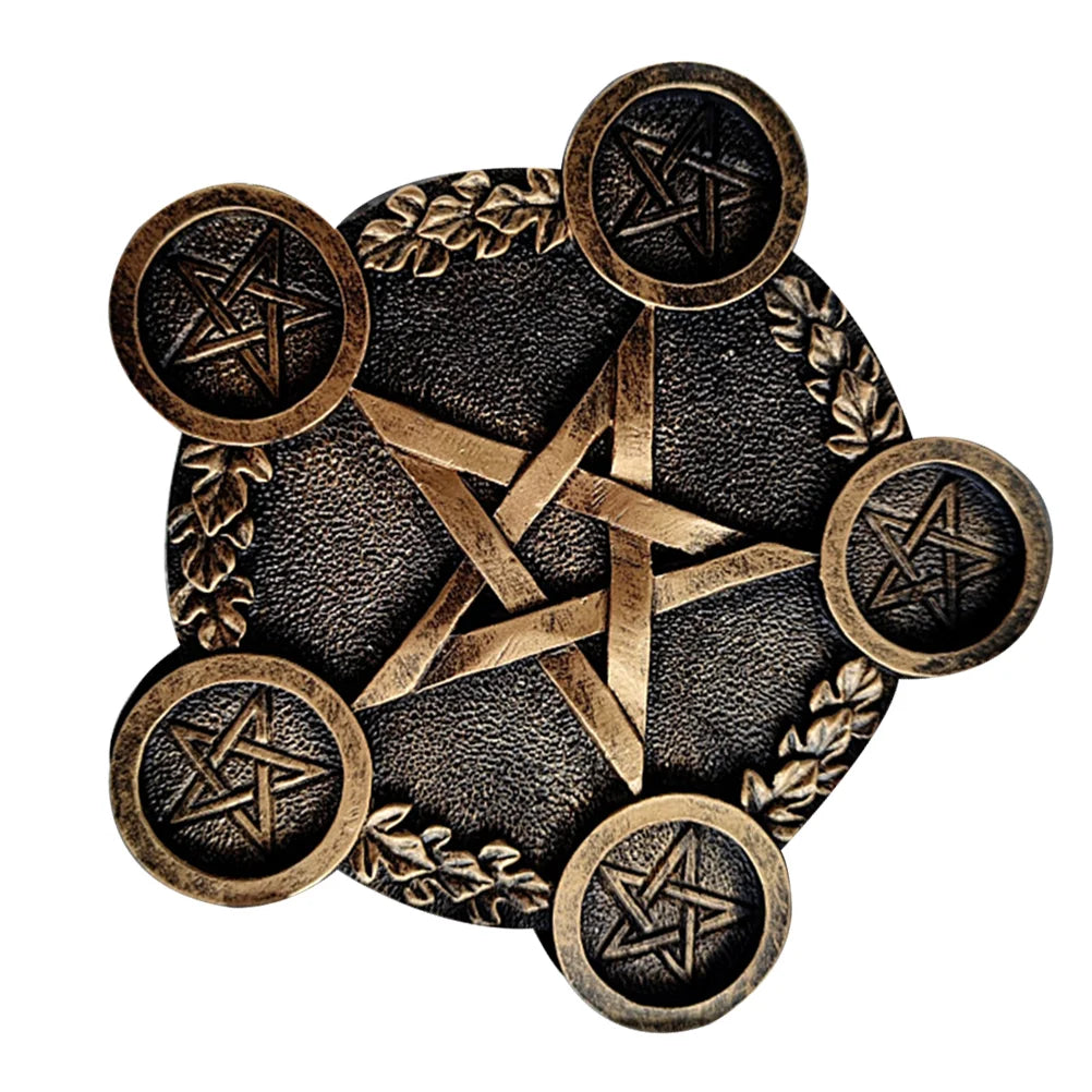 Pentagram Tealight Candle Plate