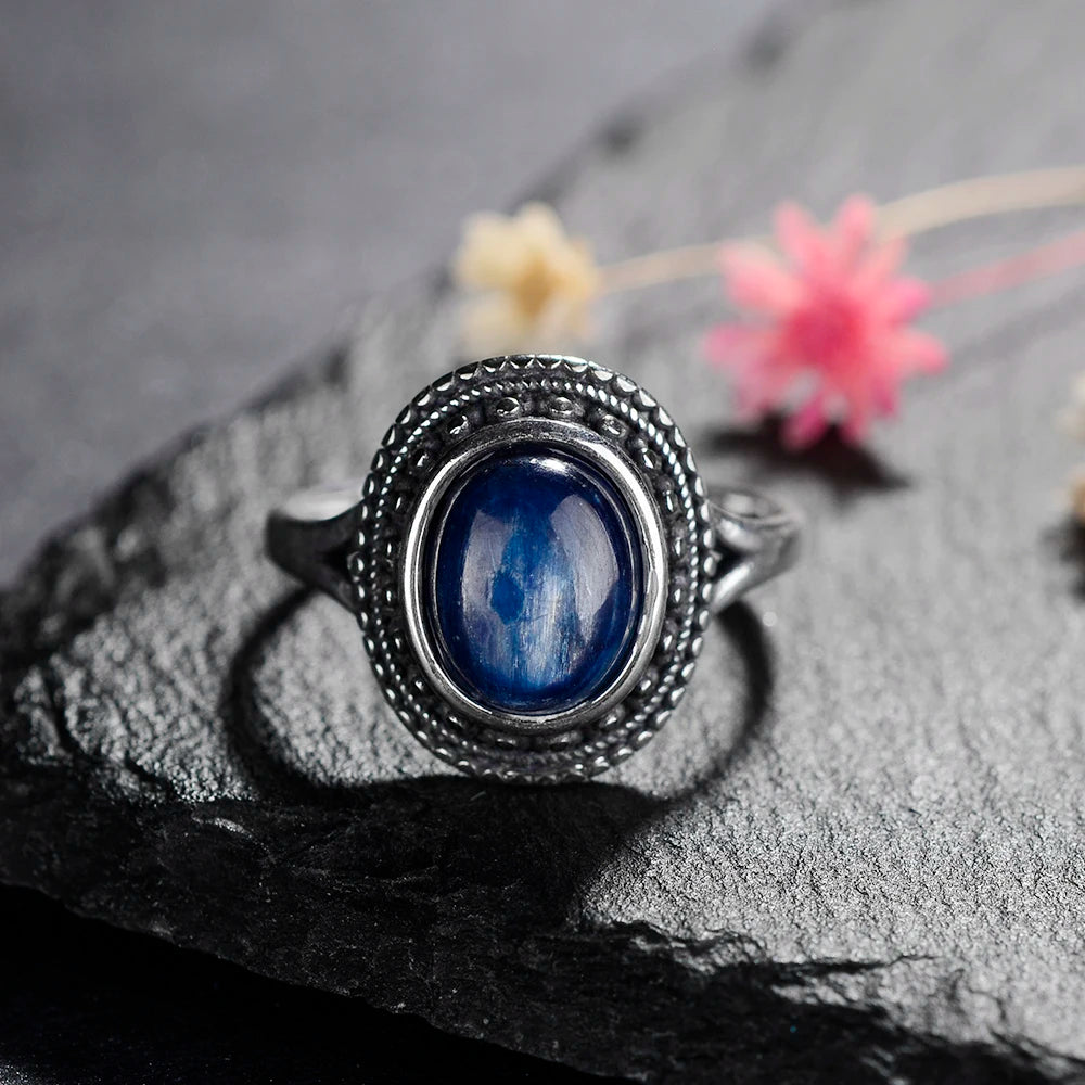 925 Sterling Silver Rings - Kyanite Collection - non-plated
