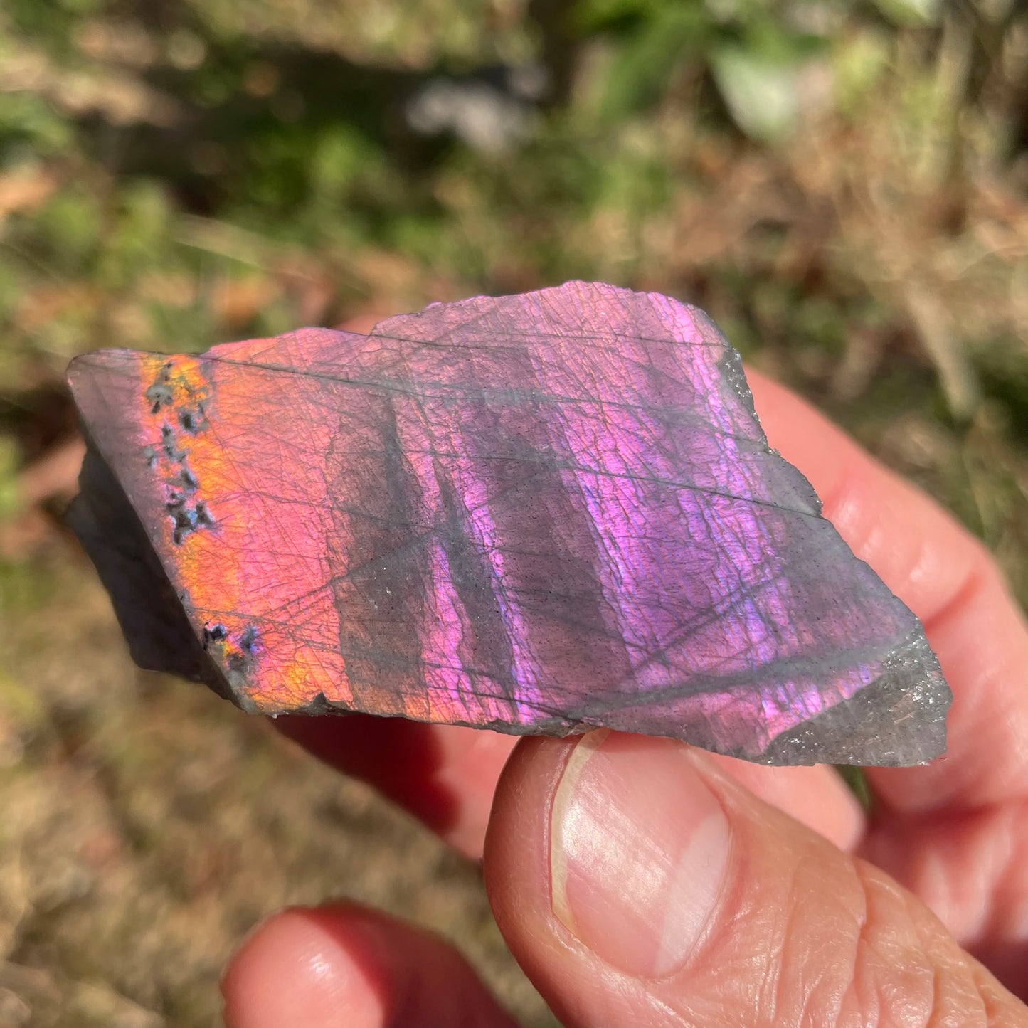 Purple Labradorite Slab