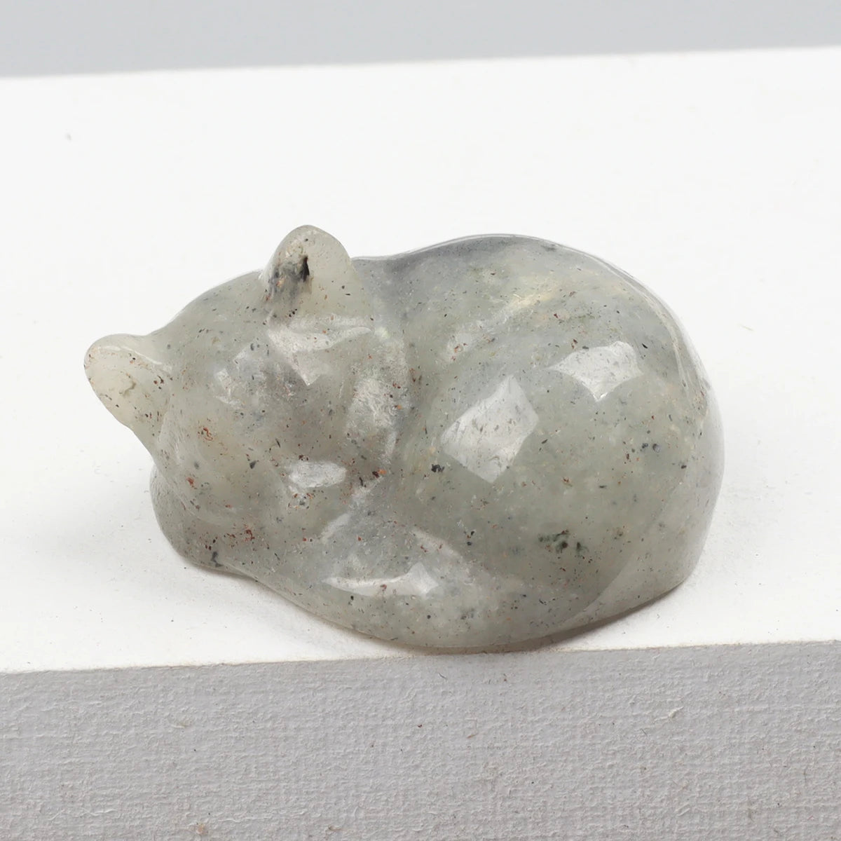 Mini Sleeping Kitty Carvings