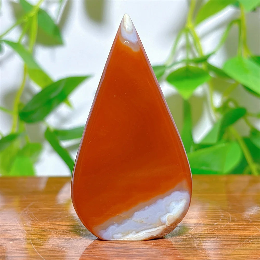 Carnelian Crystal Druzy Free Form