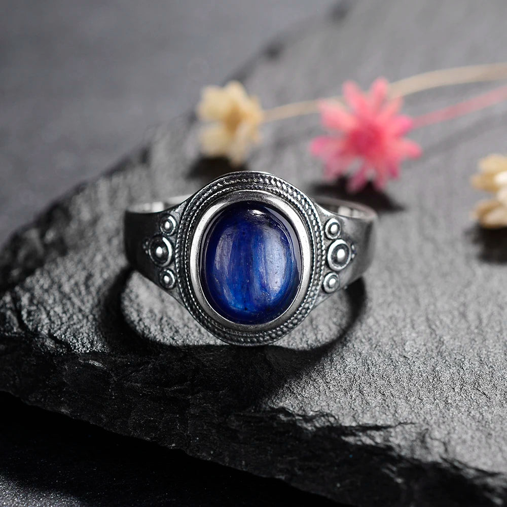 925 Sterling Silver Rings - Kyanite Collection - non-plated