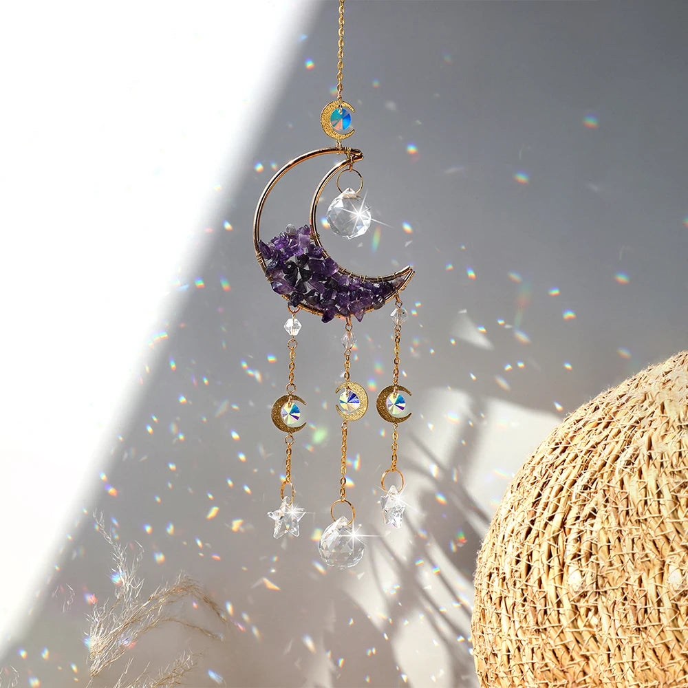 Crystal Suncatchers - Cresent Collection