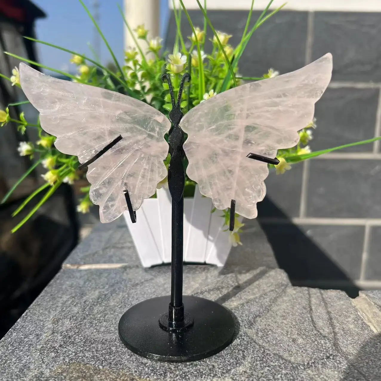 Crystal Butterfly Wings With Stand - Medium Collection