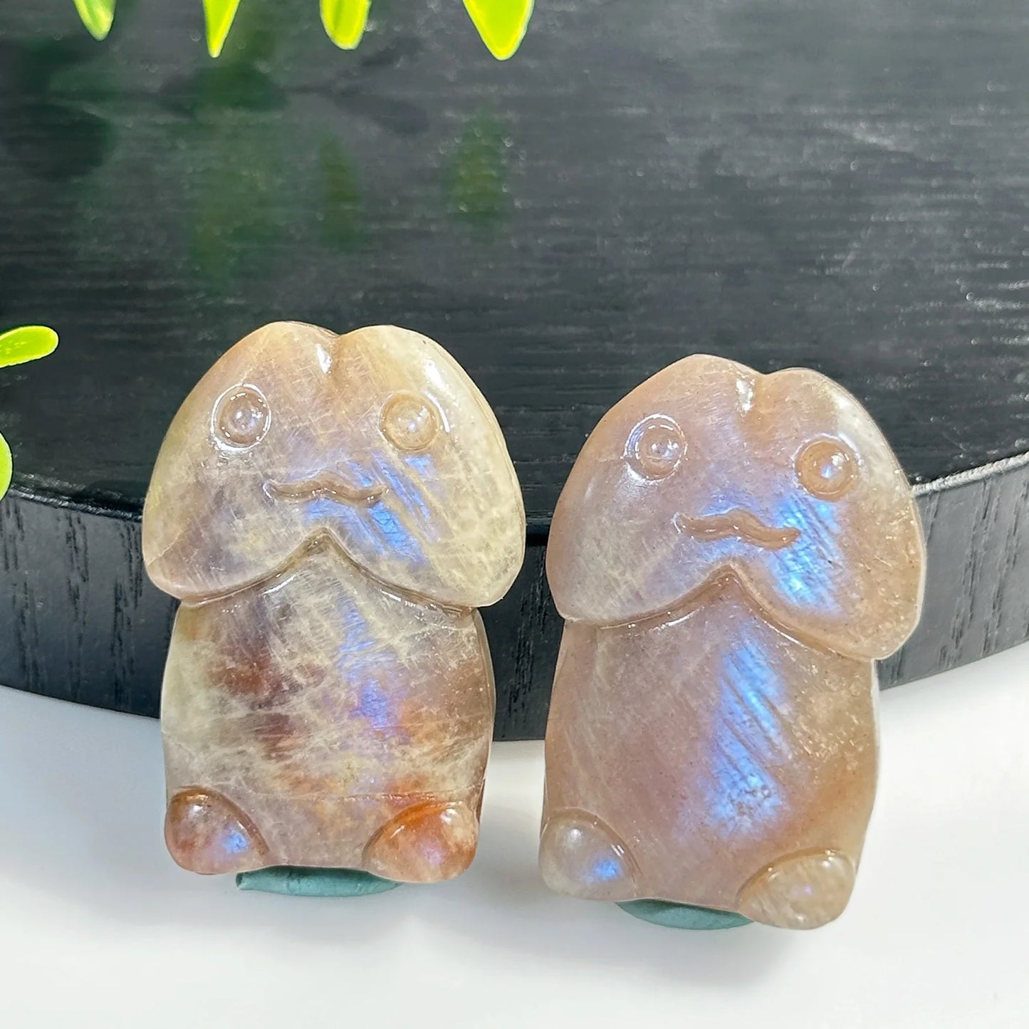 Moonstone Crystal Happy Penis Carving