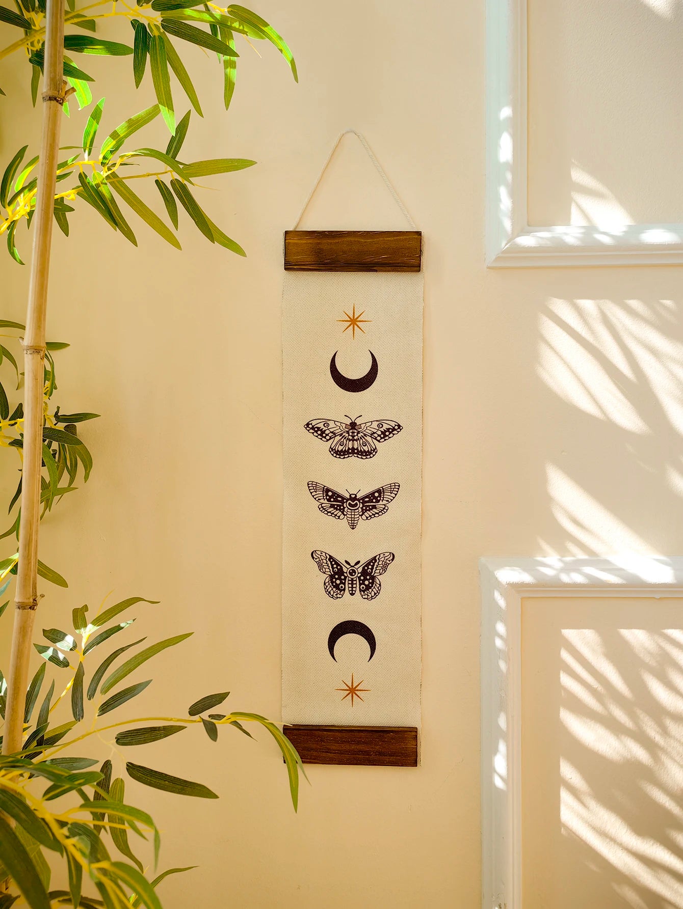 Moth and Moon Phase Tapestries