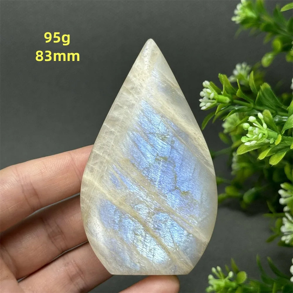 Moonstone Crystal Free Form Droplets