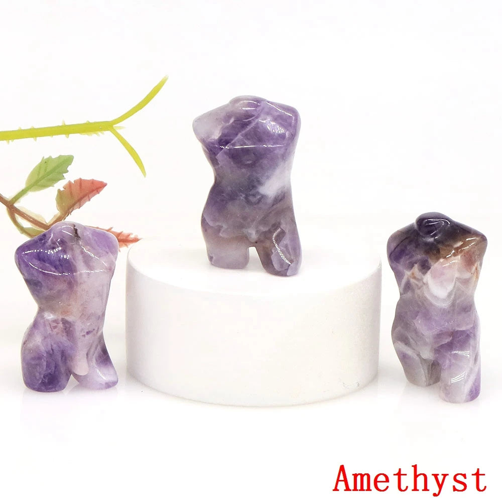 Mini Crystal Adonis Body Carvings