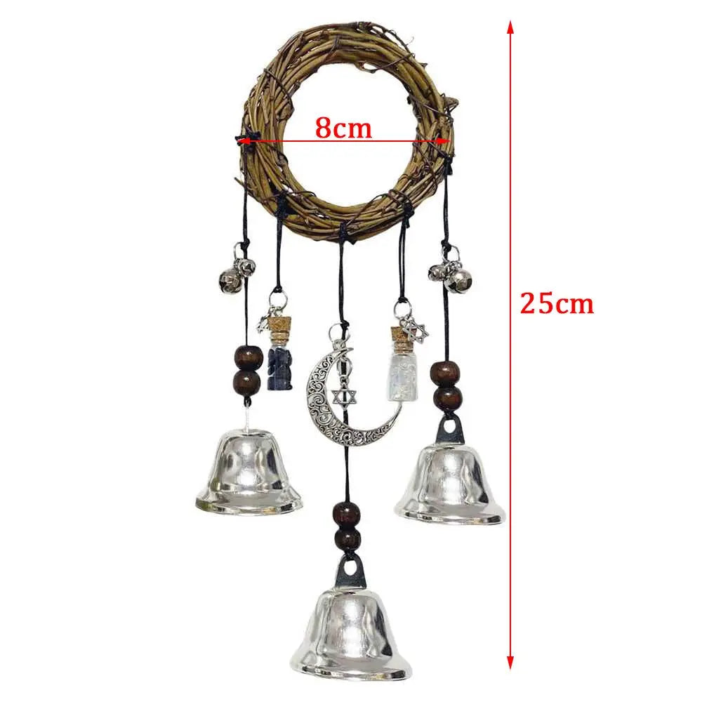 Hanging Wreath Witch Bells