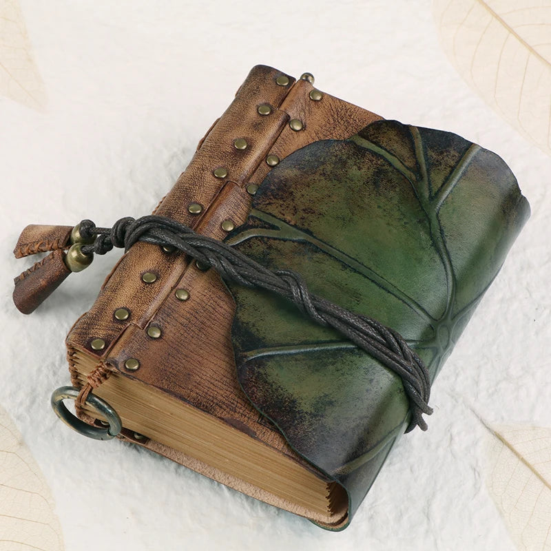 Leaf Leather Bound Journal