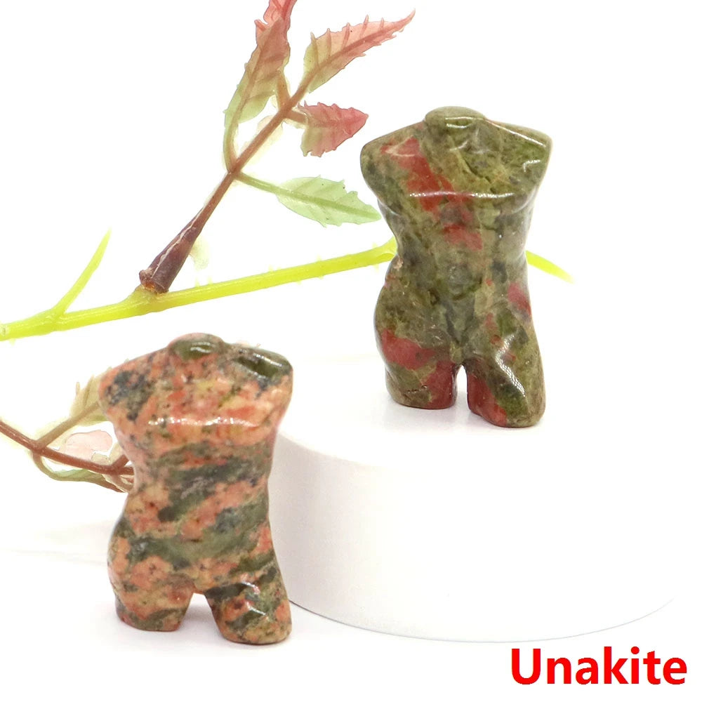 Mini Crystal Adonis Body Carvings