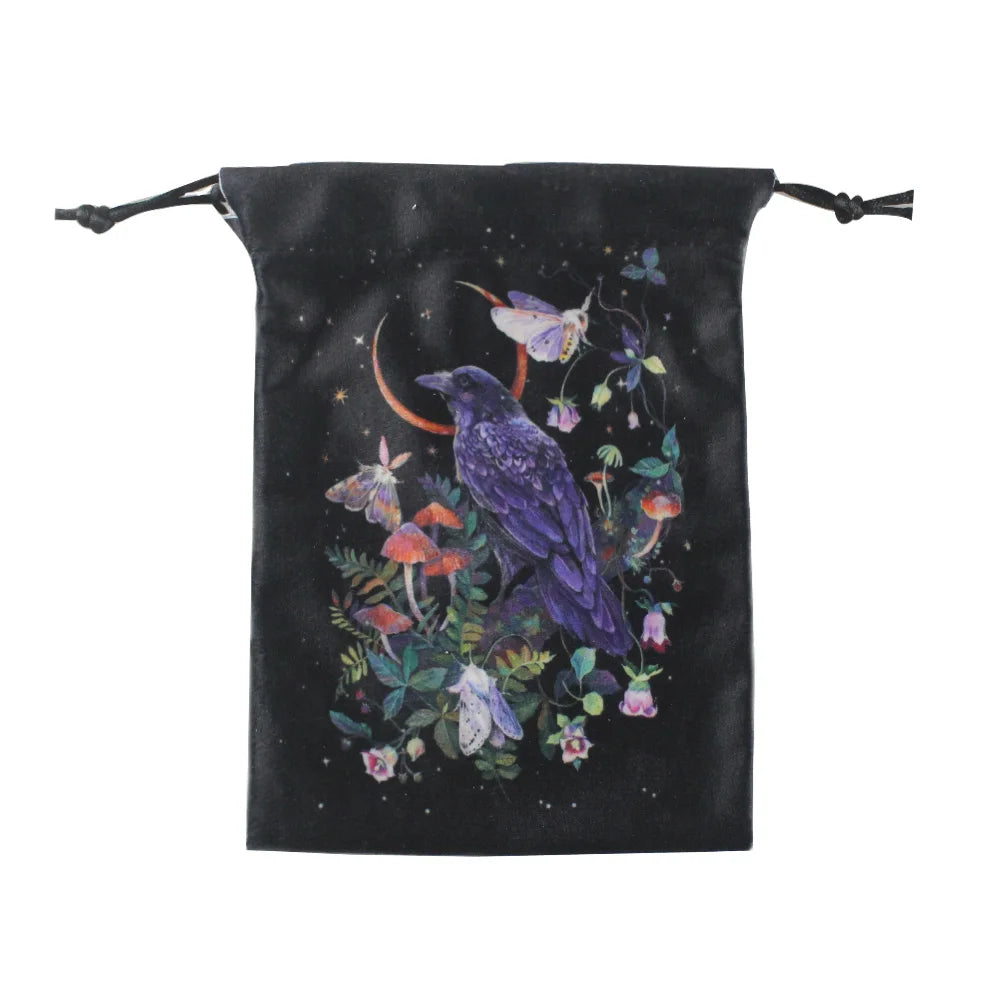 Tarot/Oracle Deck Bags - Moth and Botanicals Collection
