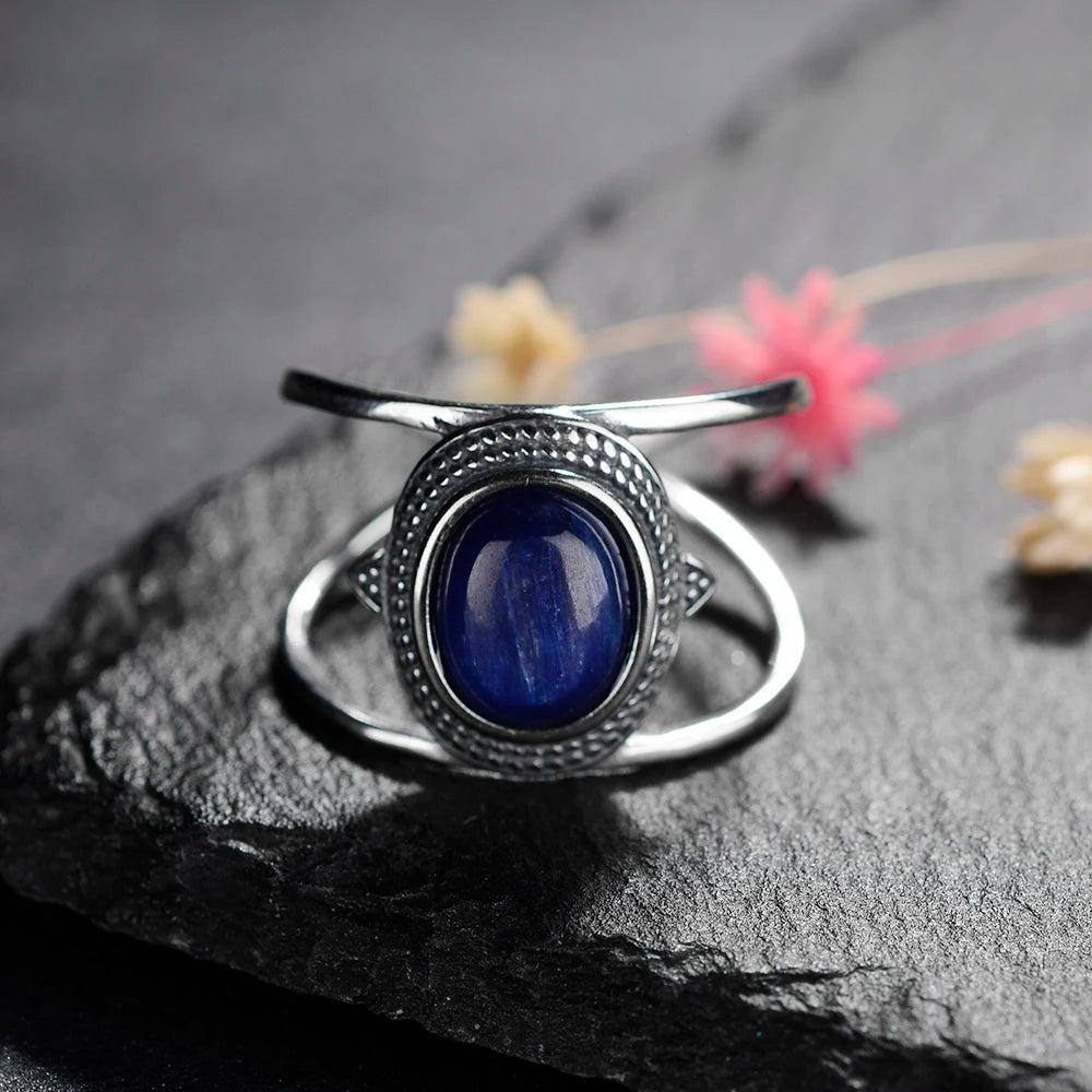 925 Sterling Silver Rings - Kyanite Collection - non-plated