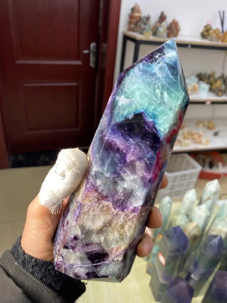 Large Fluorite Crystal Towers