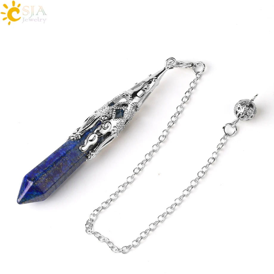 Ornate Crystal Pendulums - Medieval Collection