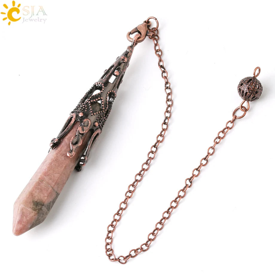 Ornate Crystal Pendulums - Medieval Collection