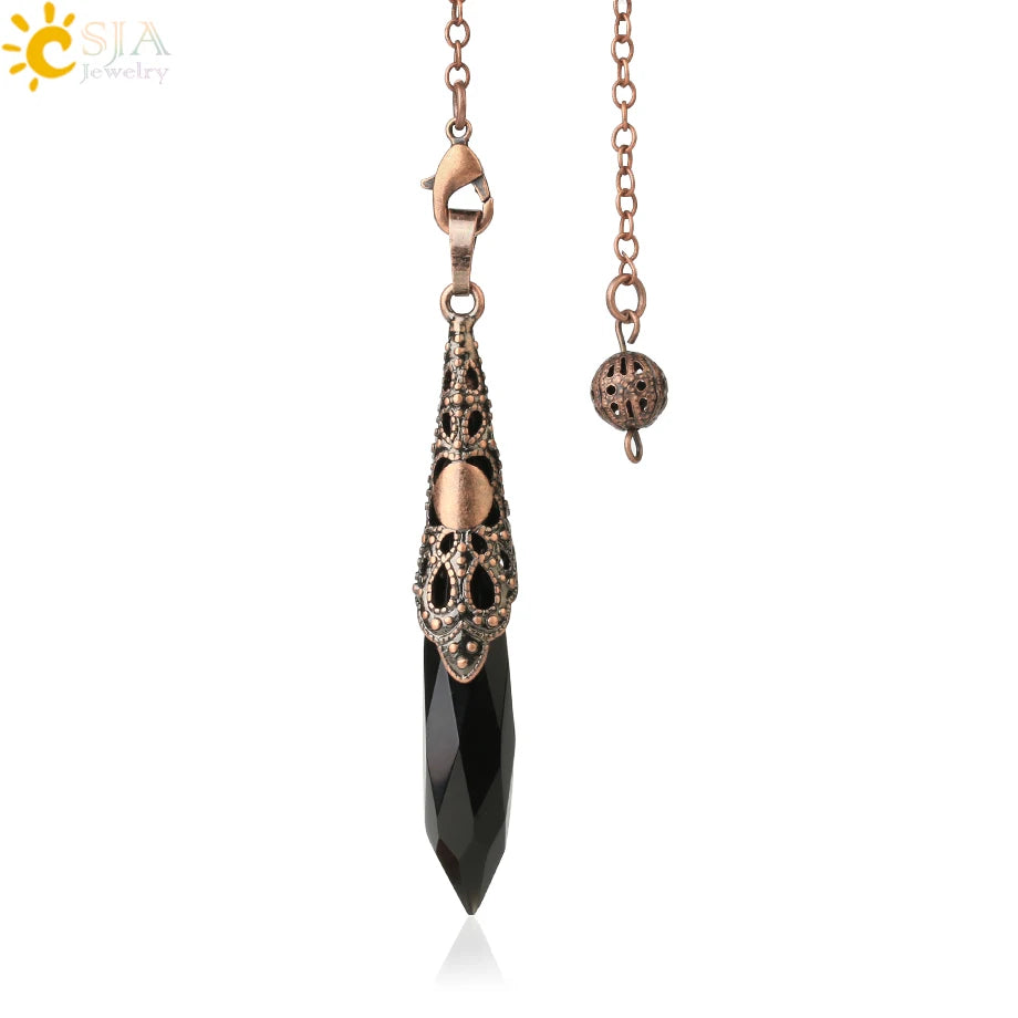 Brass Ornate Pendulums - Elven Collection