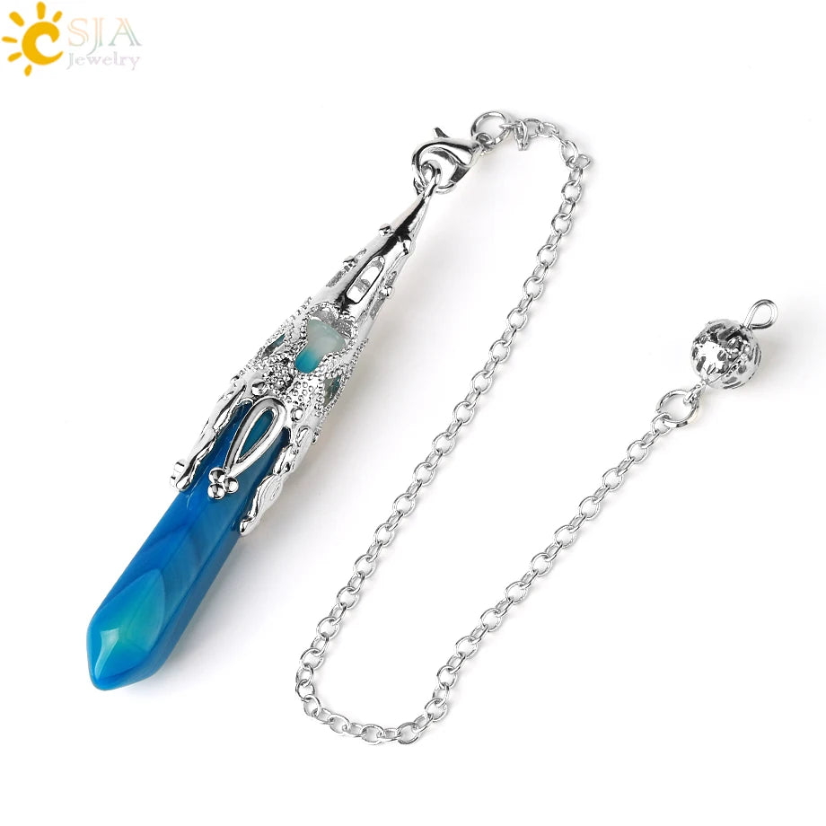 Ornate Crystal Pendulums - Medieval Collection