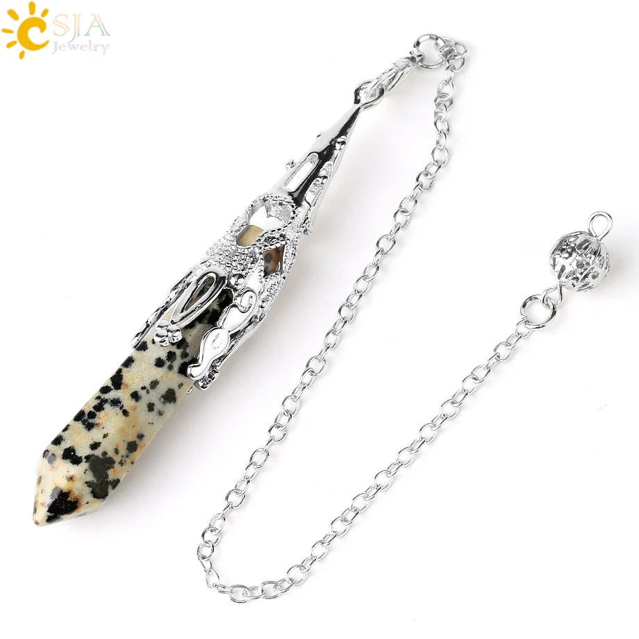 Ornate Crystal Pendulums - Medieval Collection