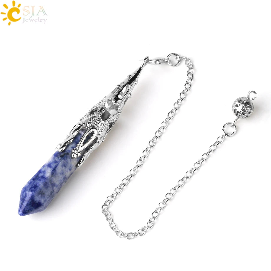 Ornate Crystal Pendulums - Medieval Collection