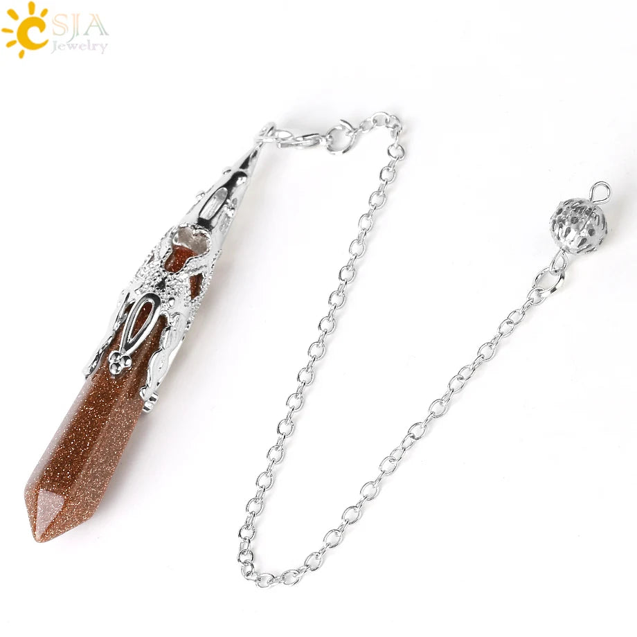 Ornate Crystal Pendulums - Medieval Collection