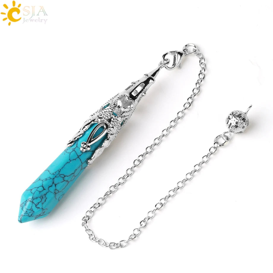 Ornate Crystal Pendulums - Medieval Collection