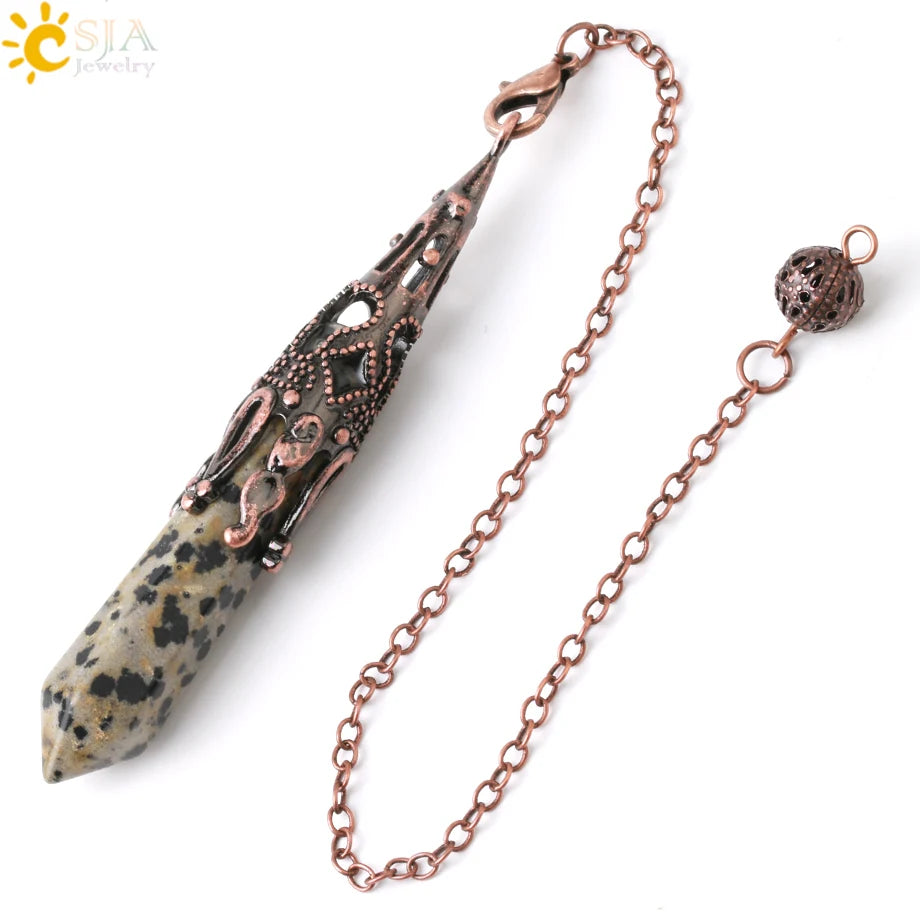 Ornate Crystal Pendulums - Medieval Collection