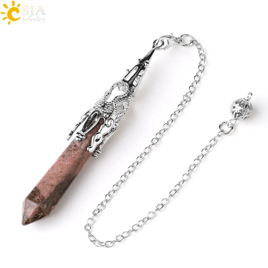 Ornate Crystal Pendulums - Medieval Collection