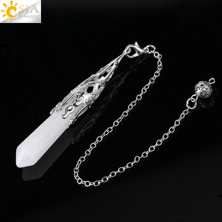 Ornate Crystal Pendulums - Medieval Collection