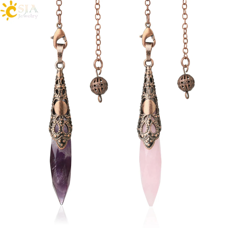 Brass Ornate Pendulums - Elven Collection