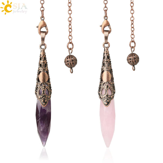 Brass Ornate Pendulums - Elven Collection