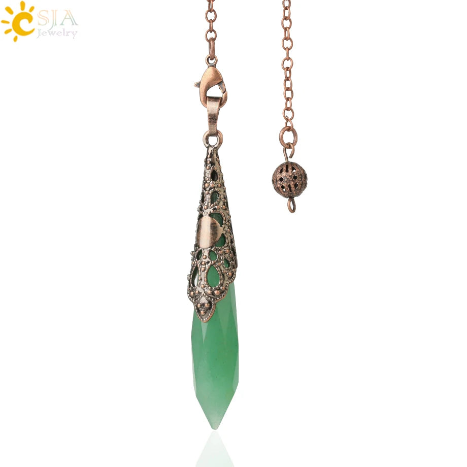 Brass Ornate Pendulums - Elven Collection