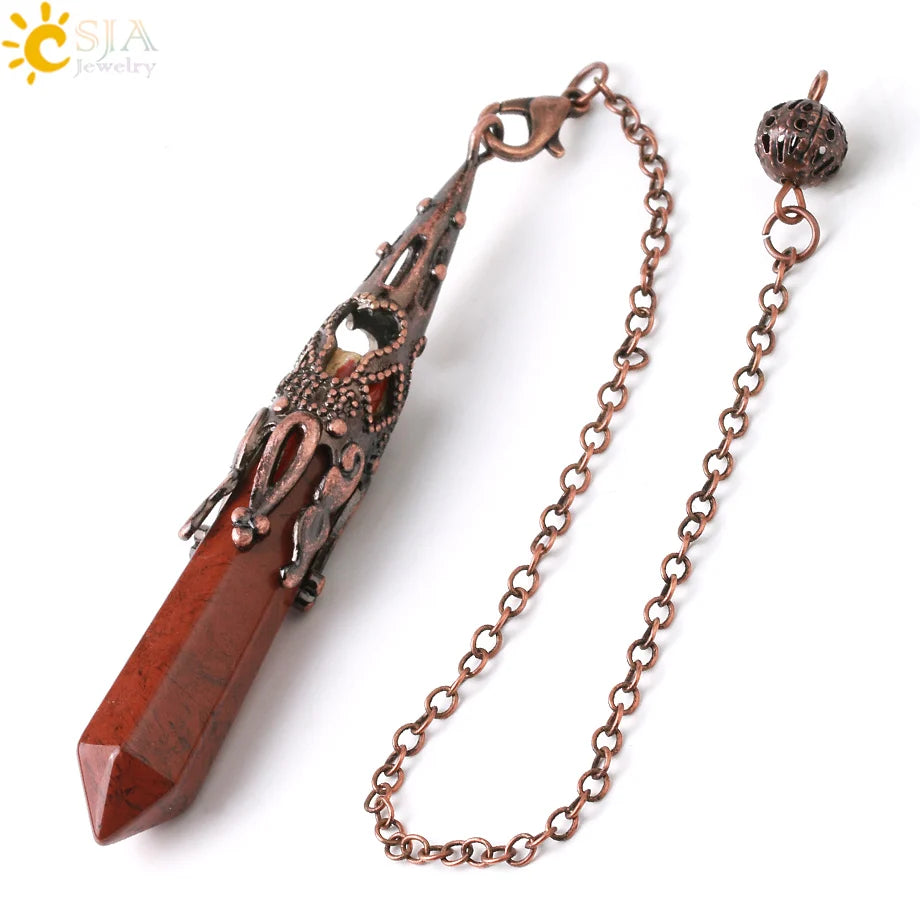 Ornate Crystal Pendulums - Medieval Collection