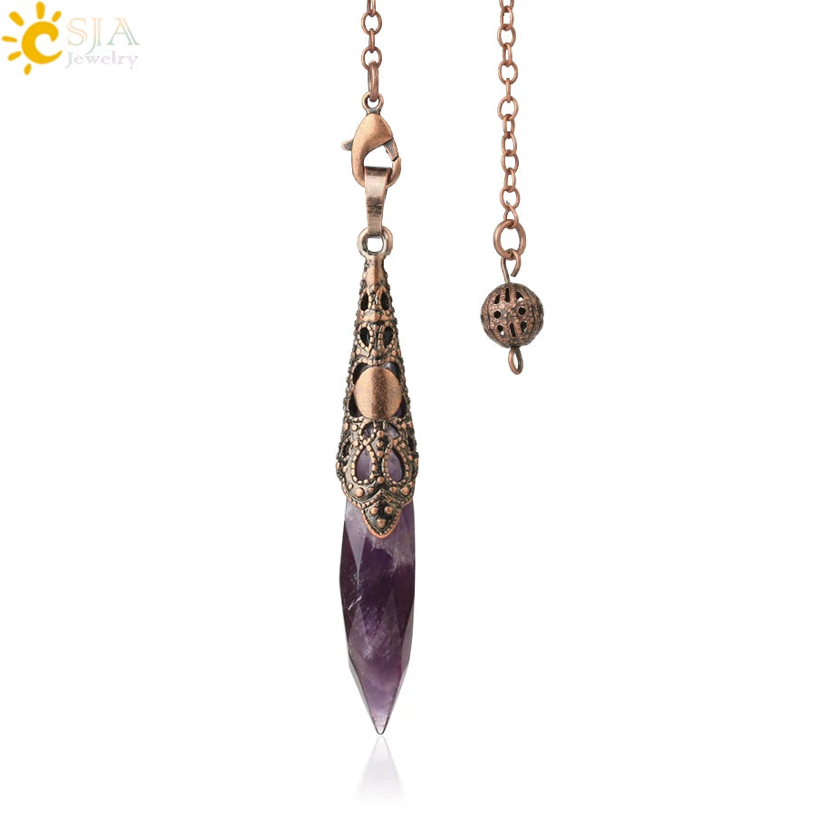 Brass Ornate Pendulums - Elven Collection