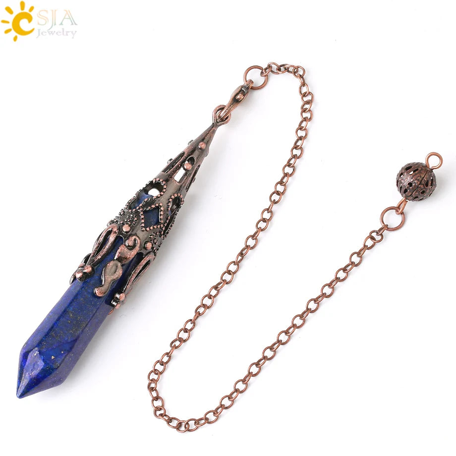 Ornate Crystal Pendulums - Medieval Collection