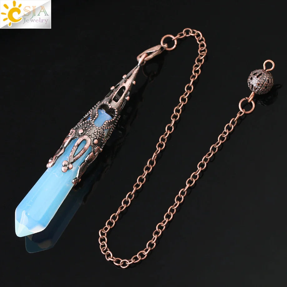 Ornate Crystal Pendulums - Medieval Collection