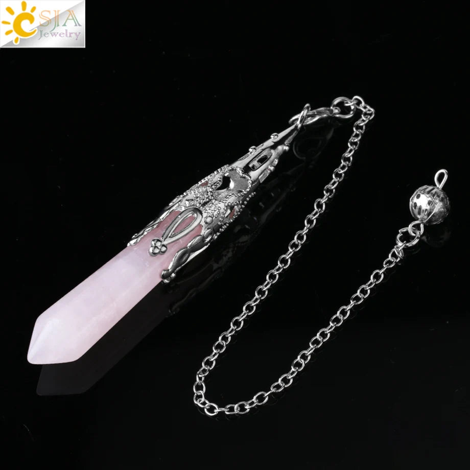 Ornate Crystal Pendulums - Medieval Collection
