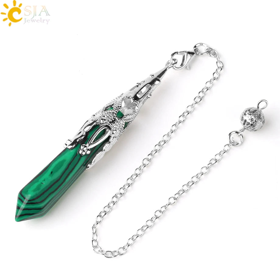 Ornate Crystal Pendulums - Medieval Collection