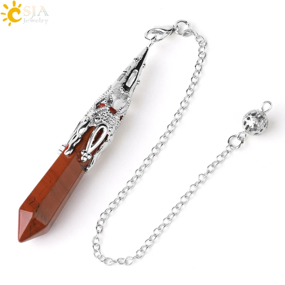 Ornate Crystal Pendulums - Medieval Collection