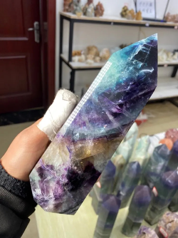 Large Fluorite Crystal Towers