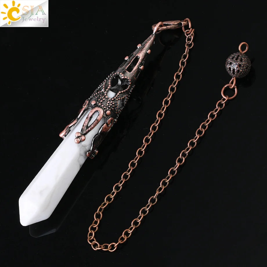 Ornate Crystal Pendulums - Medieval Collection